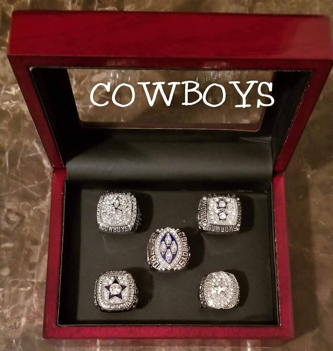 NFL★ダラスカーボイズ★チャンピオンリング★５本セット Dallas Cowboys Championship 5 Ring Set | ToodleBoys Sports Custom